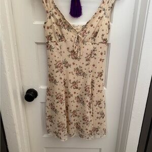 Floral Cream Dress